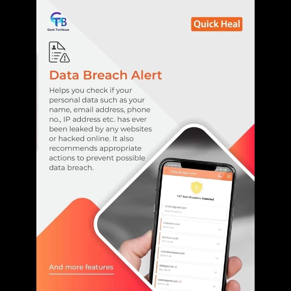 Quick Heal Internet Security – 1-Year / 5-PC | Advanced Protection - 2