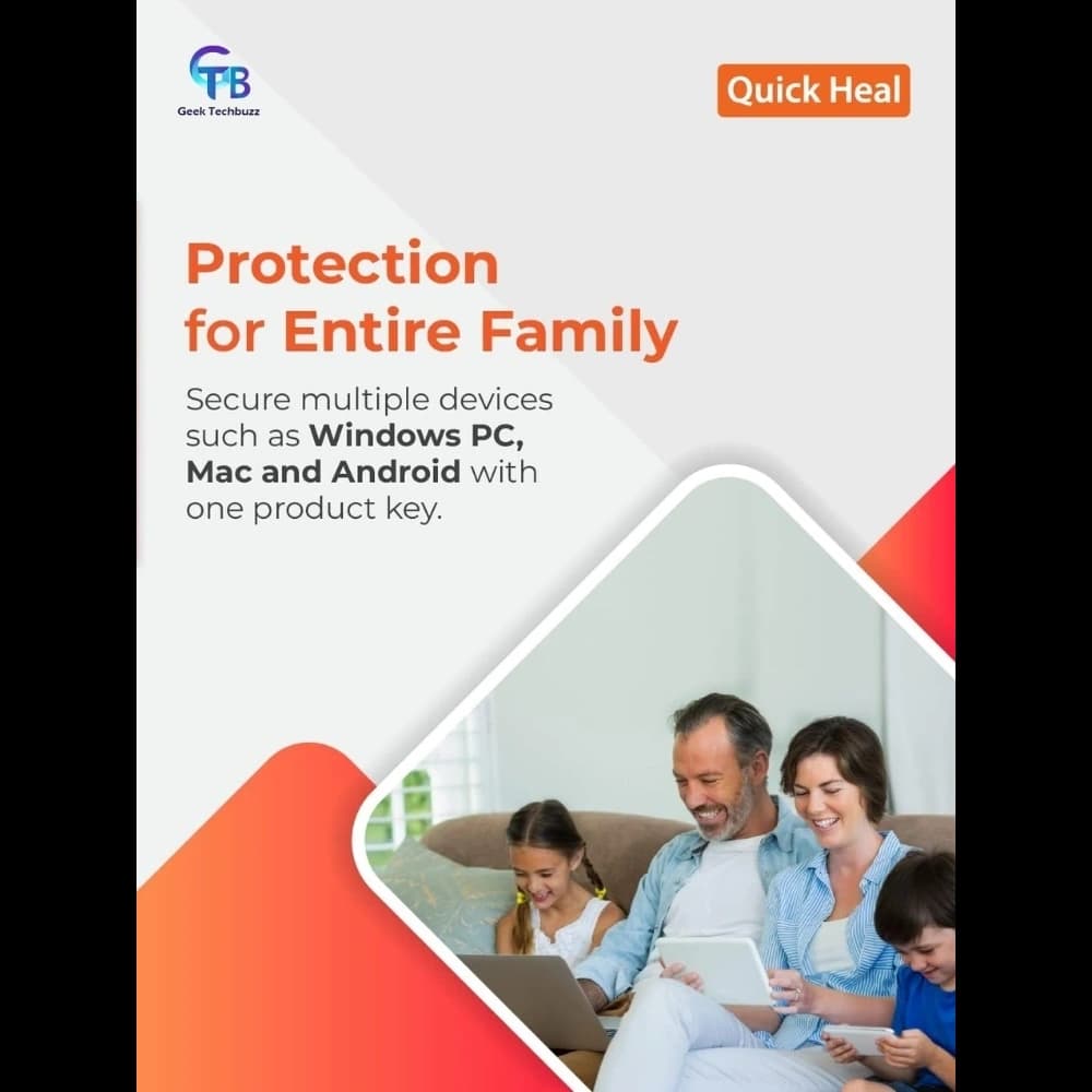 Quick Heal Antivirus Pro – 1-Year / 10-PC | Essential Protection - 2
