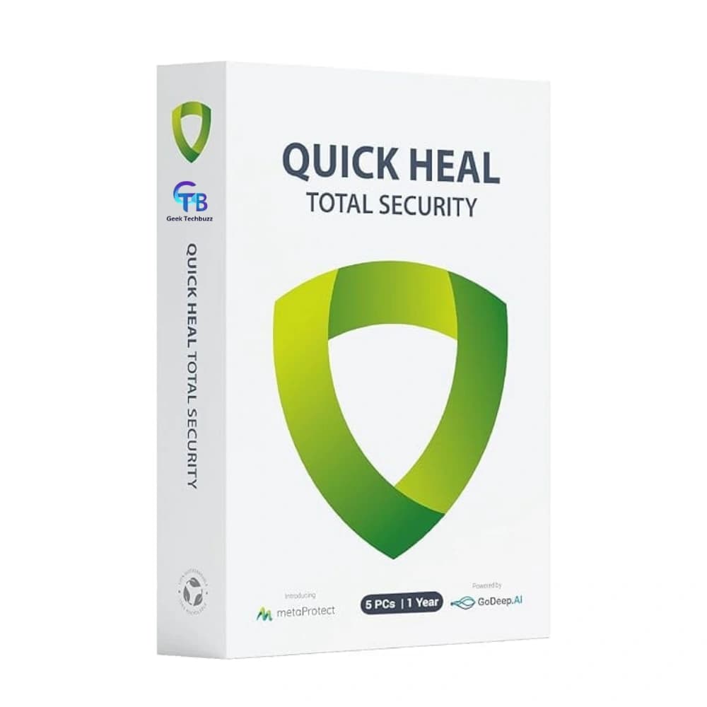 Quick Heal Total Security – 1-Year / 5-PC | Complete Protection