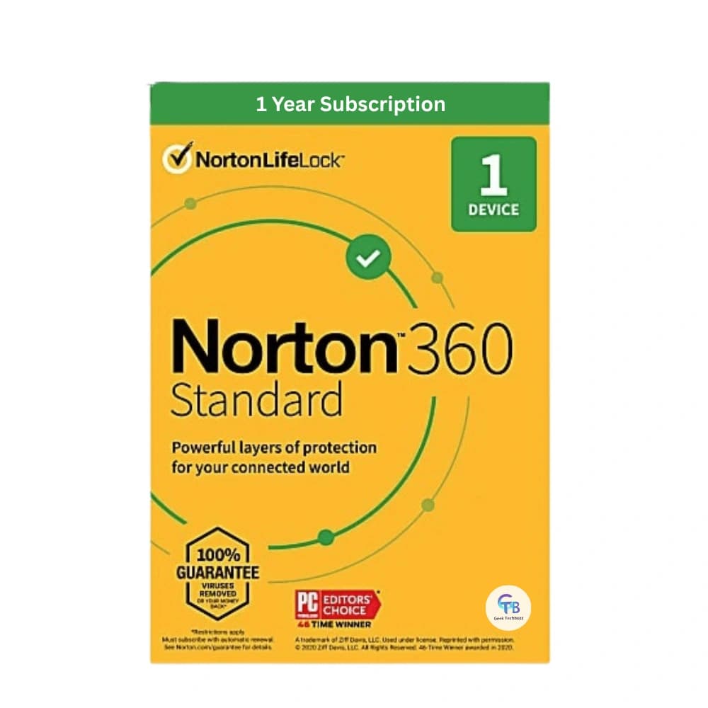 Norton 360 Standard – 1-Year / 1-PC | Real-Time Threat Protection