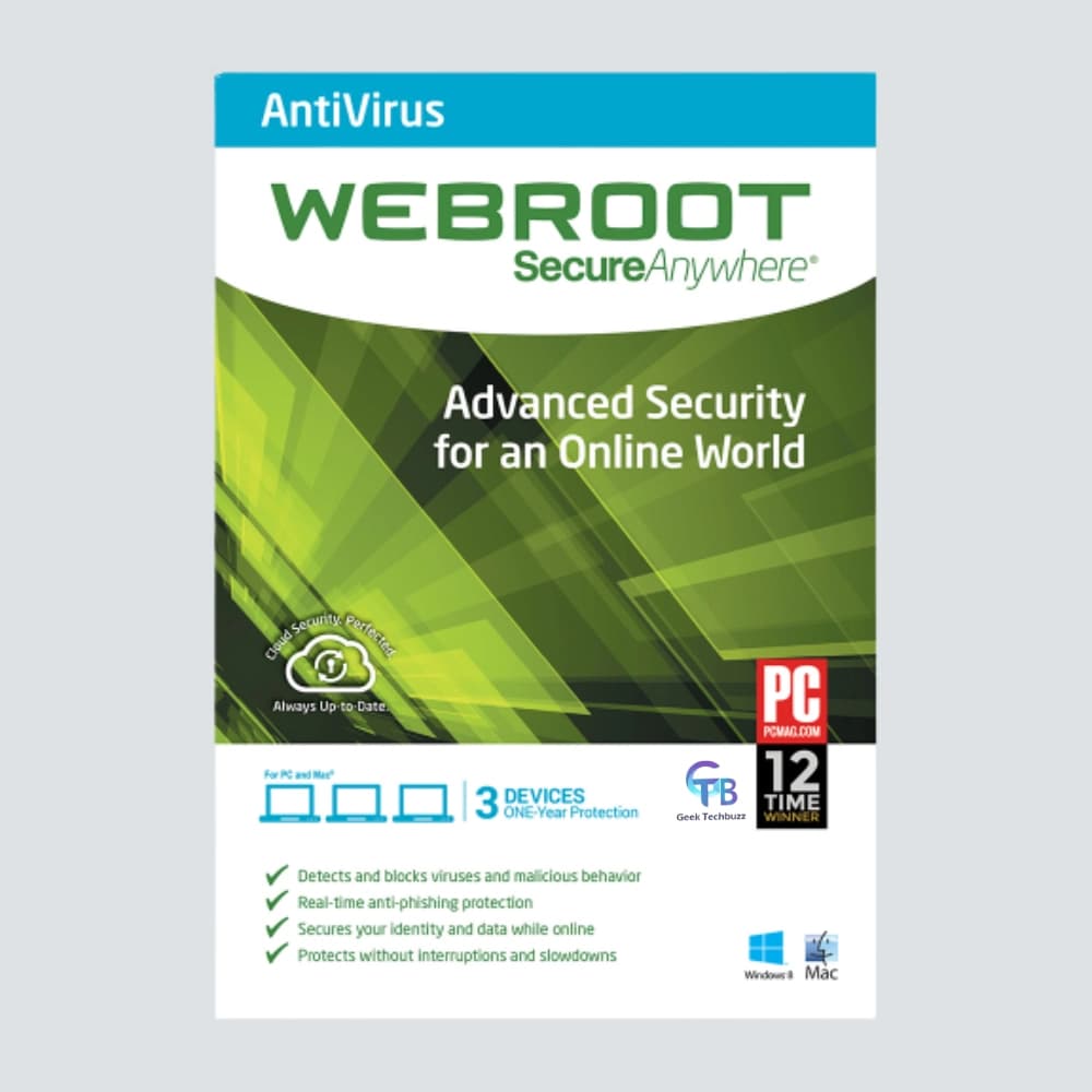 Webroot Antivirus – 1-PC / 1-Year
