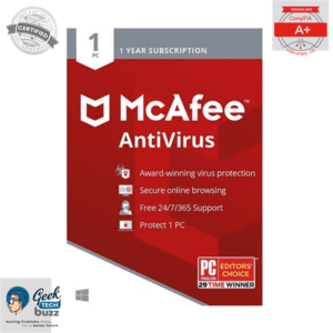 McAfee AntiVirus - 1-Year / 1-PC - TSS
